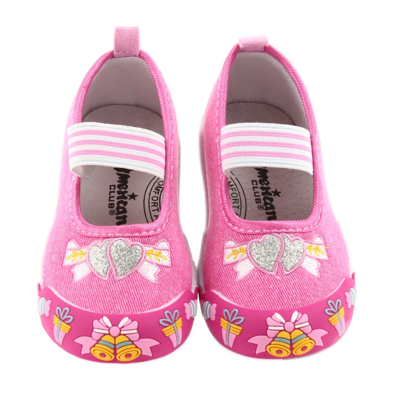 Tênis infantil American Club rosa com elástico 29/19 4