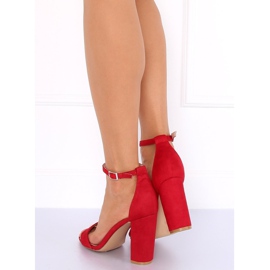 Sandálias no poste vermelho Y2385-27 Vermelho 2