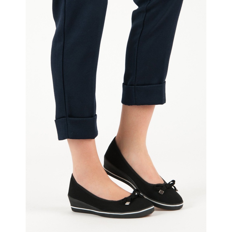 Wedge Ballerina preto 1