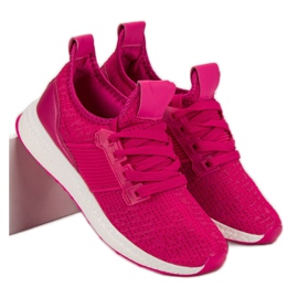 Calçados Esportivos Slip-on rosa 2