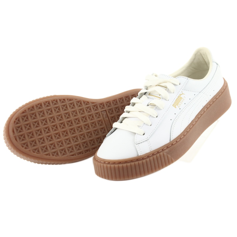 Puma Sapato feminino Basket Platform Core W 001 branco 4