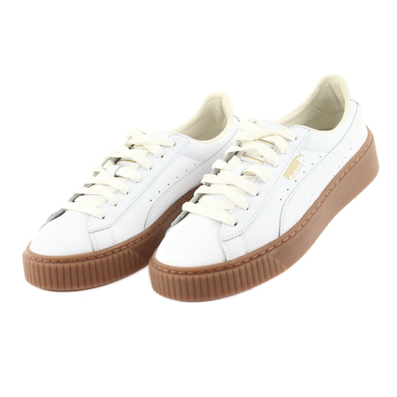 Puma Sapato feminino Basket Platform Core W 001 branco 3