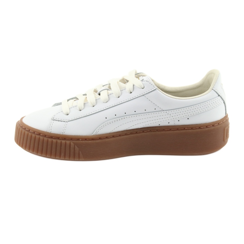 Puma Sapato feminino Basket Platform Core W 001 branco 2