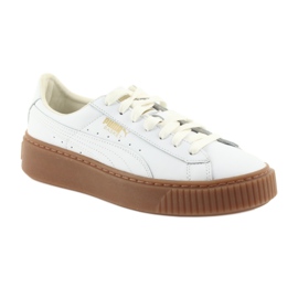 Puma Sapato feminino Basket Platform Core W 001 branco 1