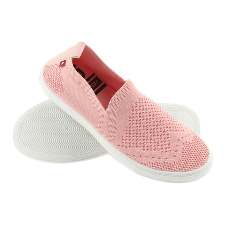 Big Star OpenWork Sneakers 274786 Salmon rosa 3