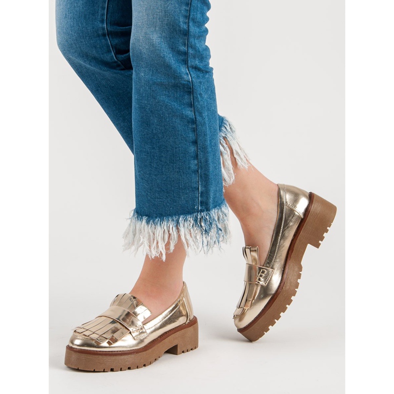 Corina Mocassins lacados cinza 1