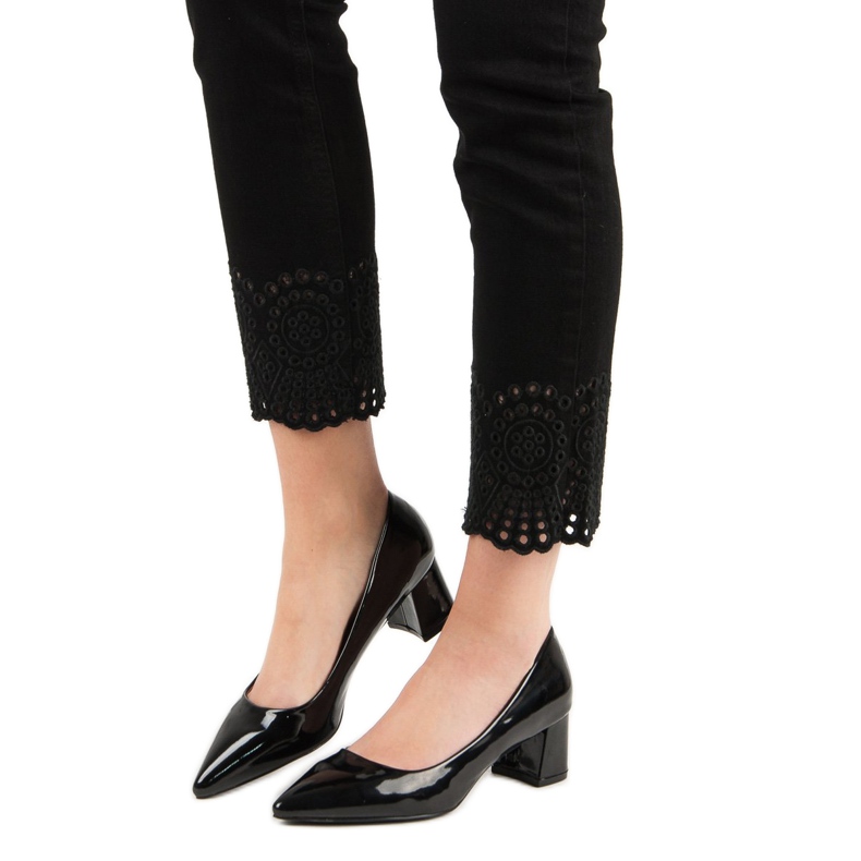 Diamantique Bombas Pretas Elegantes preto 1