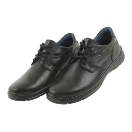 Sapatos pretos Badura para homem conforto 3509 4