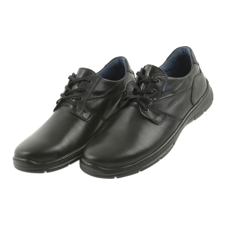 Sapatos pretos Badura para homem conforto 3509 4