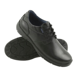 Sapatos pretos Badura para homem conforto 3509 3