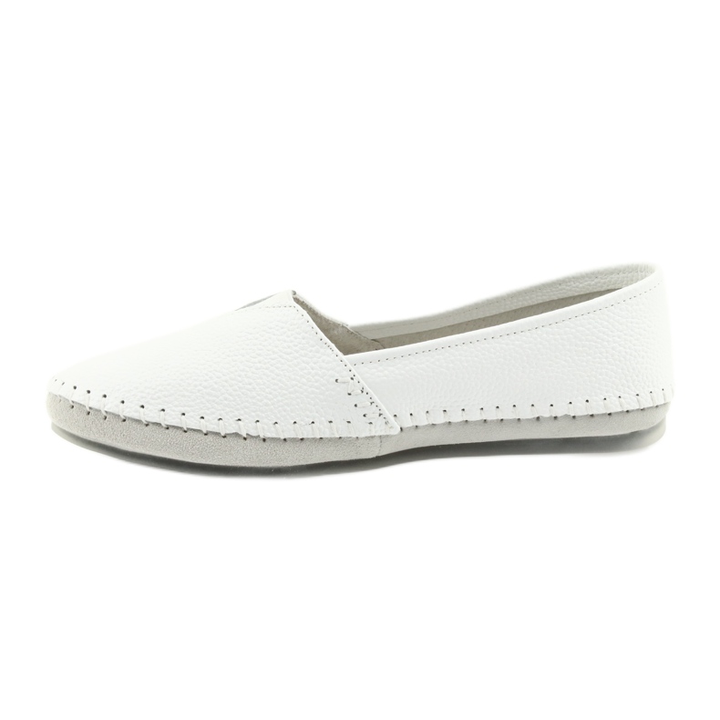 Mocassim feminino Filippo 031 branco cinza 2
