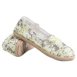 Sweet Shoes Slipons de renda multicolorido 1