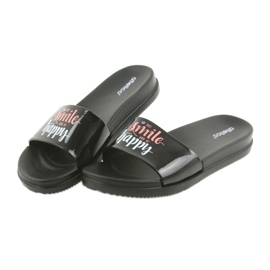 Chinelos pretos femininos do Happy Atletico 5
