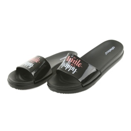 Chinelos pretos femininos do Happy Atletico 4