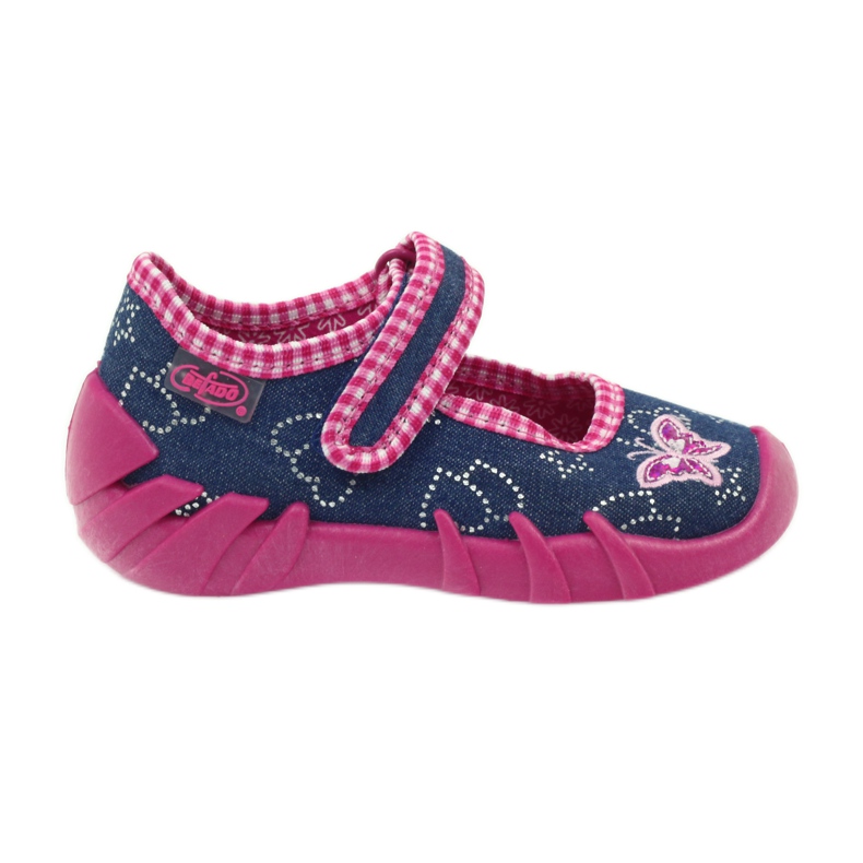 Calçado infantil Befado 109P164 azul rosa 1