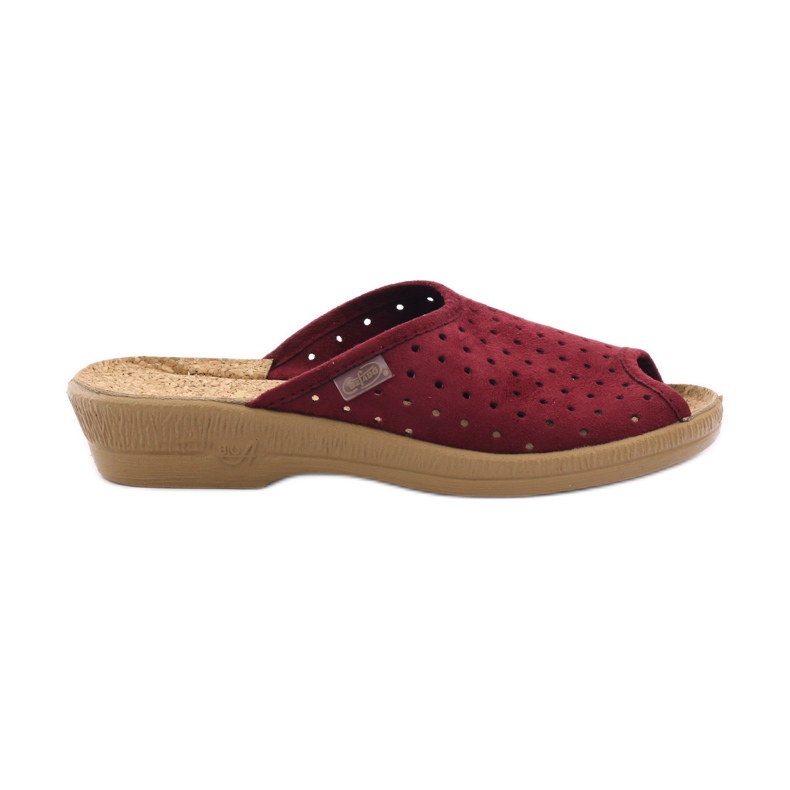 Calçado feminino Befado pu 581D187 multicolorido vermelho 2