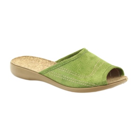 Calçado feminino Befado pu l 254D021 verde 1