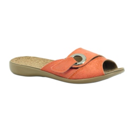 Calçado feminino Befado pu 265D006 laranja 1