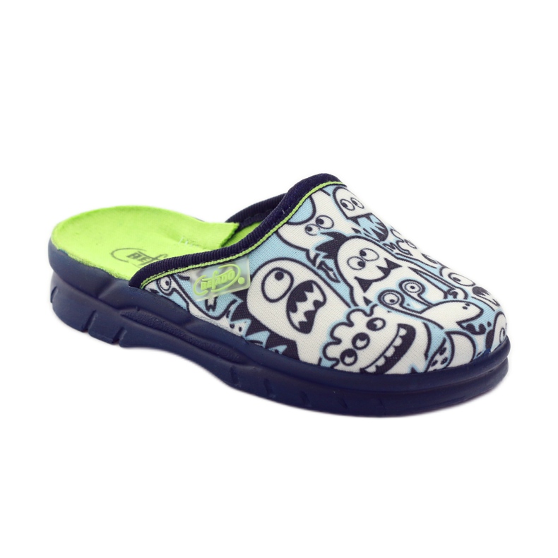 Padrões de coloração de sapatos infantis Befado 708X004 azul 2
