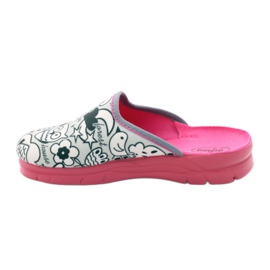 Padrões de coloração de sapatos infantis Befado 708X003 rosa branco 3
