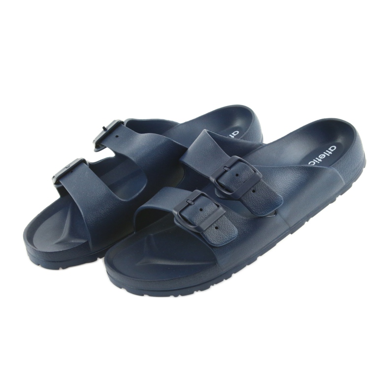 Atletico Chinelos masculinos atléticos azul marinho 3