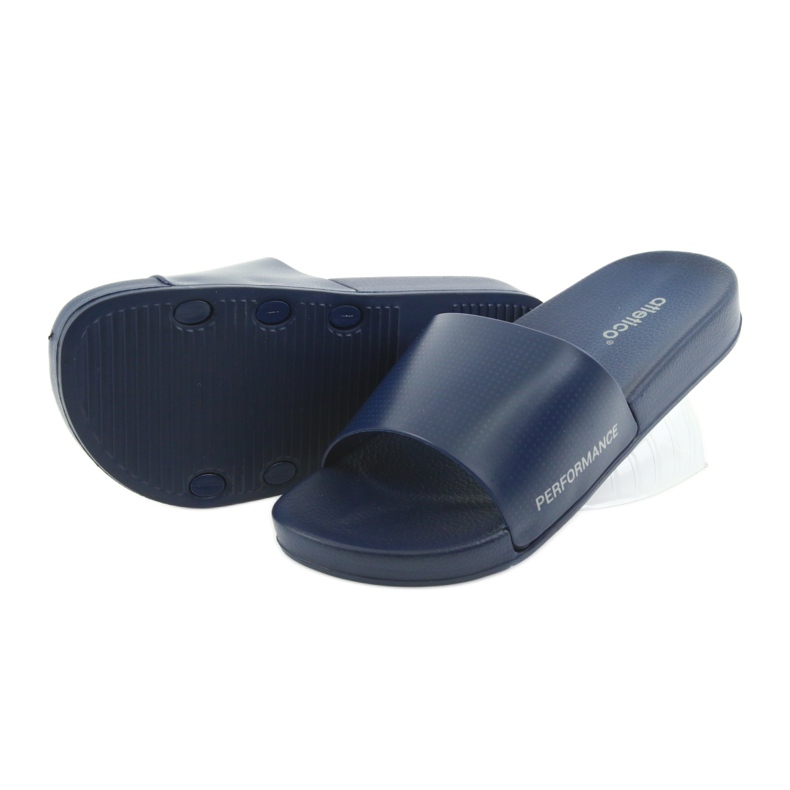 Atletico Chinelos masculinos atléticos azul marinho 3