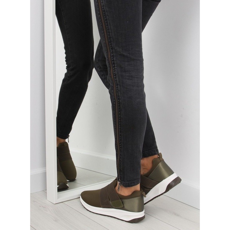 Calçados esportivos femininos verdes NB151P Verde Exército 1