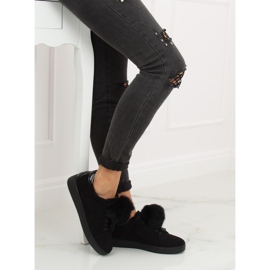 Tênis femininos negros 68-95 Preto 2