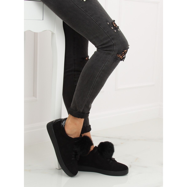 Tênis femininos negros 68-95 Preto 2