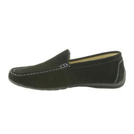 Sapatos mocassins masculinos de couro American Club 01/2019 preto 2