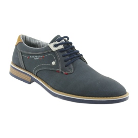 American Club Sapatos masculinos decotados Rhapsody RH08 castanho azul marinho 1