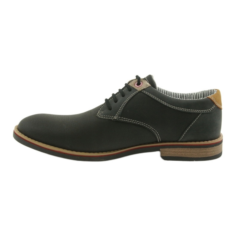American Club Sapatos masculinos decotados Rhapsody RH 08/19 preto 2