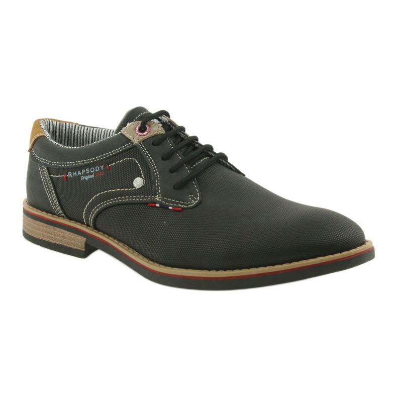American Club Sapatos masculinos decotados Rhapsody RH 08/19 preto 1
