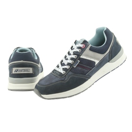 American Club Tênis esportivos de denim masculino ADI American RH17 cinza azul marinho 5