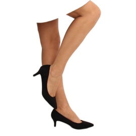 Bombas de salto baixo preto 123-2 preto 1