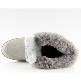 Botas cinza isolada de madeira BL137P Grey II-GAT 2