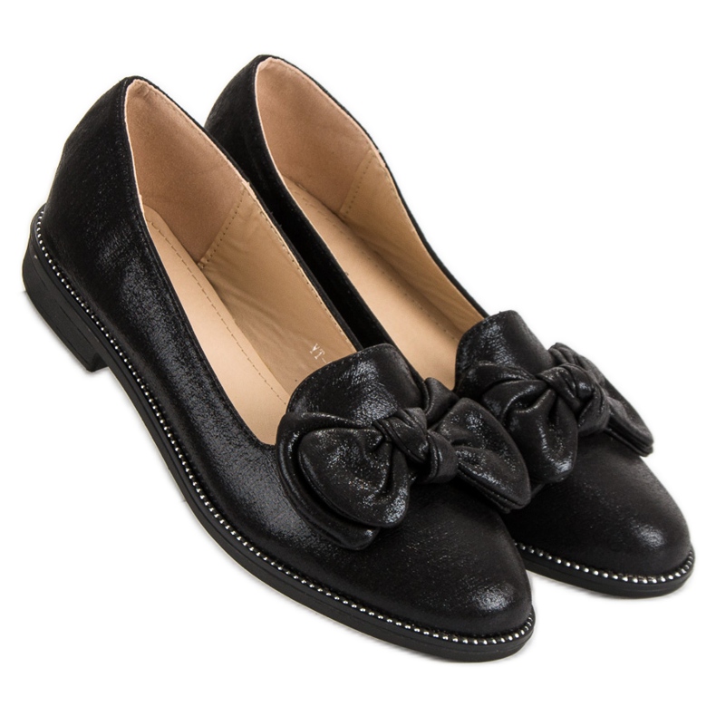 Forever Folie Bailarina Negra Com Um Arco preto 1