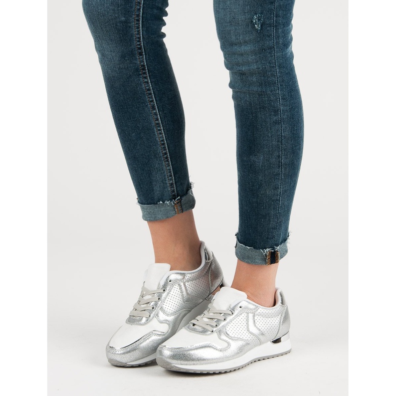 Calçados esportivos casuais cinza 2