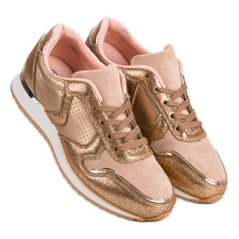 Calçados esportivos casuais amarelo 2