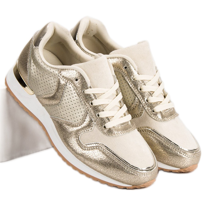 Calçados esportivos casuais amarelo 1