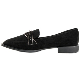 Sergio Todzi Mocassins pretos com strass 1
