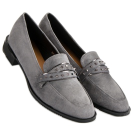 Sergio Todzi Mocassins cinza com strass 1