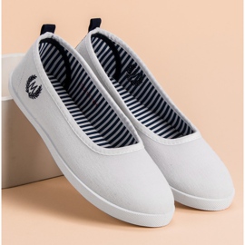 McKey Bailarina de Têxtil Branco 1