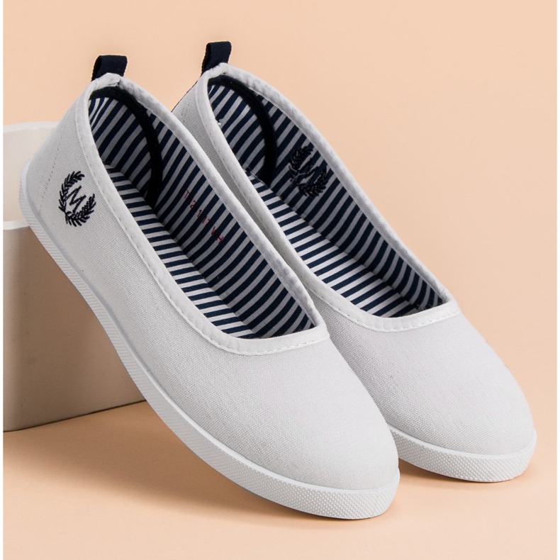 McKey Bailarina de Têxtil Branco 1