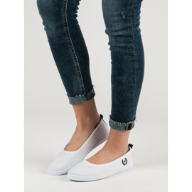 McKey Bailarina de Têxtil Branco 2