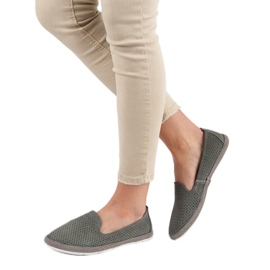 Filippo Senhores de Couro Openwork cinza 2