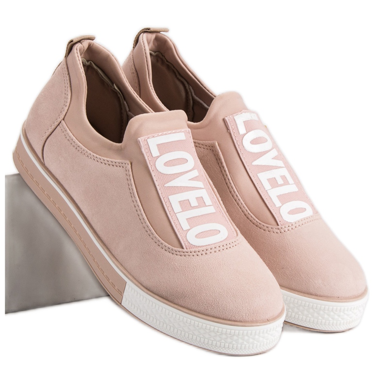 Ideal Shoes Tênis Lovelo Slip-On marrom 1