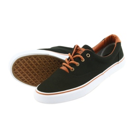 American Club Sapatos masculinos tênis pretos LH03 castanho 4