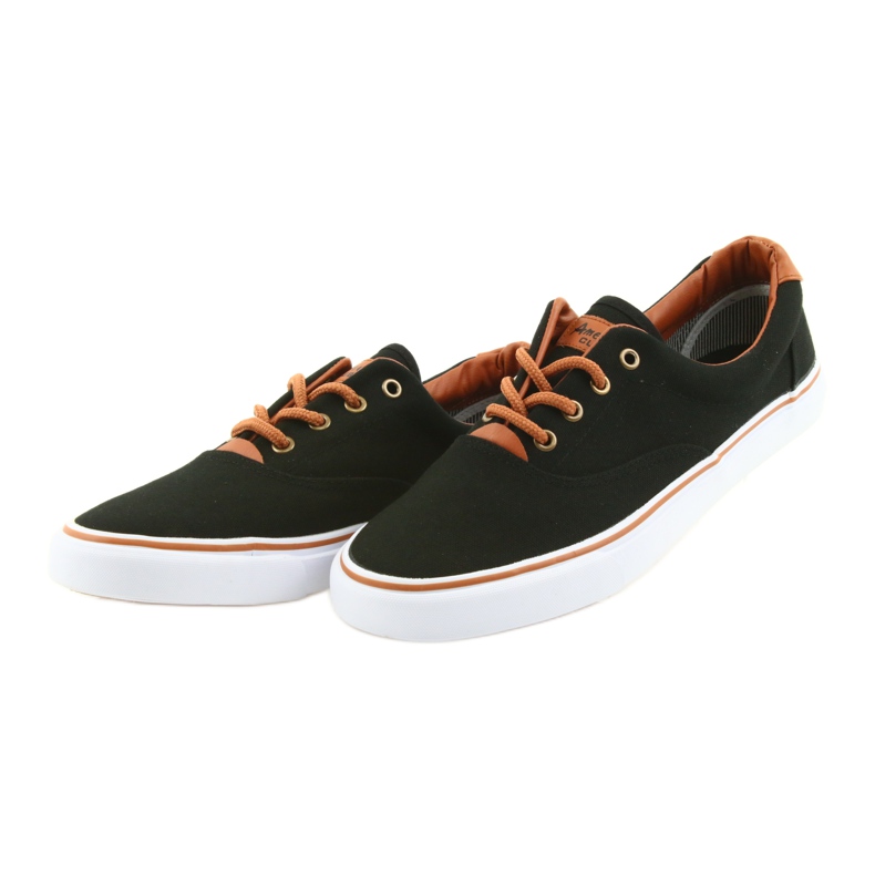 American Club Sapatos masculinos tênis pretos LH03 marrom 3