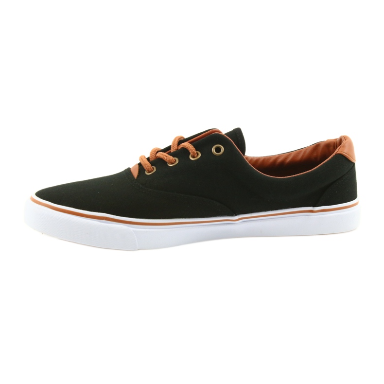 American Club Sapatos masculinos tênis pretos LH03 castanho 2